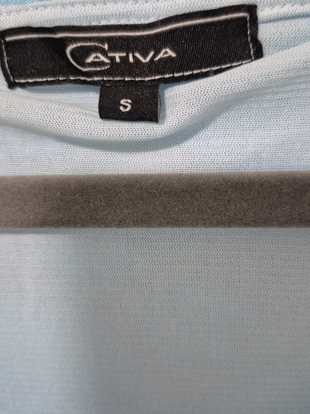 Cativa Aqua Blue Burnout Textured Sleeveless Fit & Flare Midi Dress Size Small - Picture 4 of 9